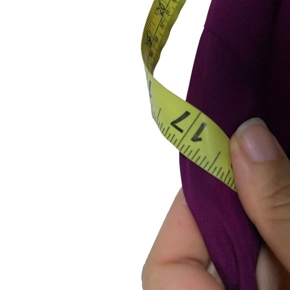 J Crew Deep Purple Sleeveless Silk Jumpsuit Size 0 - Picture 12 of 12